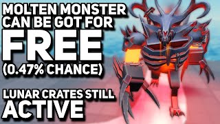 You Can Get Molten Monster For Free | Lunar Crates Still Active | Roblox TDS February Shadow Updates