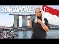 FIRST IMPRESSIONS OF SINGAPORE! (this city is amazing) 🇸🇬