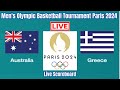 Australia Vs Greece | Men's Olympic Basketball Tournament Paris 2024 | Live Scoreboard |Play by Play