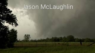 Tornado east of Lake Hugo Oklahoma 05/09/2016