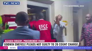 Godwin Emefiele Pleads Not Guilty To 20 Count Charge
