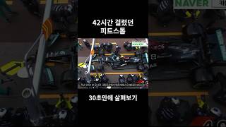 30초만에 살펴보는 F1 사건사고 : 피트스톱에 42시간이나 걸렸던 충격적인 이유 #shorts