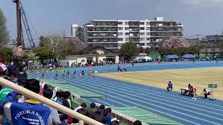 2022/4/9川口春季記録会 男子100m 17組