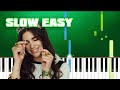 Dua Lipa & Angèle – Fever (Slow Easy Piano Tutorial) (Anyone Can Play)