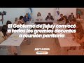 El Gobierno de Jujuy convocó a todos los gremios docentes a reunión paritaria