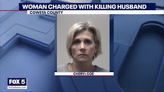 Coweta County woman charged in husband's death