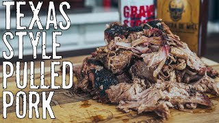 Texas Style Pulled Pork - How to Smoke a Texas Style Pork Butt
