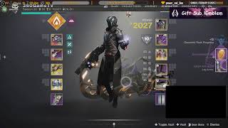 Destiny 2 PVE, Frank get carried through Contest Mode - Come to Twitch!