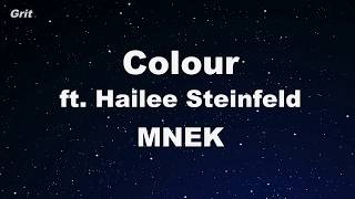 Colour ft. Hailee Steinfeld - MNEK Karaoke 【No Guide Melody】 Instrumental