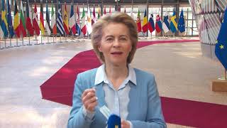 Ursula von der Leyen still positive warns that we are entering now in the crucial phase