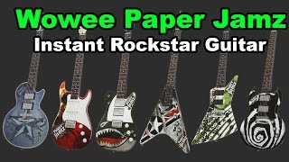 Wowwee Paper Jamz Instant Rockstar Guitar Review and Demo (Paper Jam)