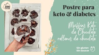 🍫KETO CHOCOLATE OLYMPIC MUFFINS | MUFFINS DE CHOCOLATE SIN GLUTEN SIN AZUCAR | Manu Echeverri