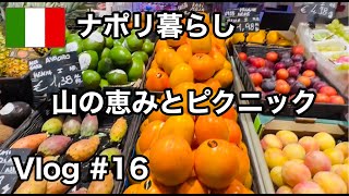 【ナポリ暮らし】#16 嬉しい山の恵み/じゃがいもナポリ料理/ナポリ在住アラフィフ主婦/出来立てリコッタチーズ/秋晴れの日のピクニック/ナポリのスーパー/食料品の物価/海外生活vlog/ナポリの風景