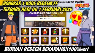 KODE REDEEM FF TERBARU HARI INI 7 FEBRUARI 2025