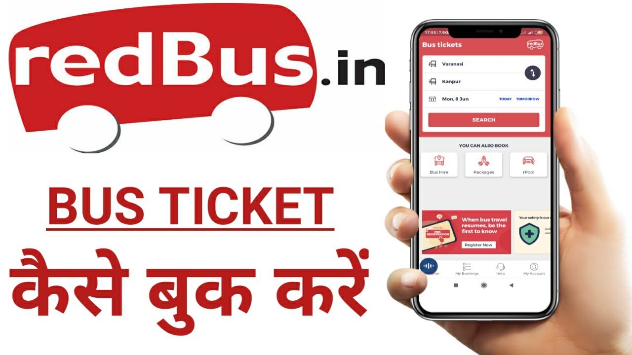 How To Book Redbus Online || Ticket Booking Online || [Online Bus ...