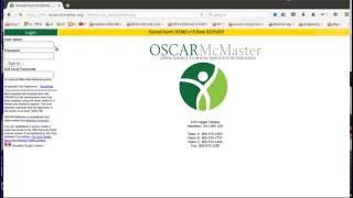 Your first time logging in to OSCAR EMR