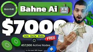 Bahne Ai Airdrop - Run Free Node Earn Rewards - Join Early