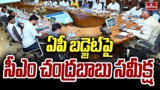 ఏపీ బడ్జెట్ పై సీఎం చంద్రబాబు సమీక్ష | CM Chandrababu Review Meeting With Officials on AP Budget