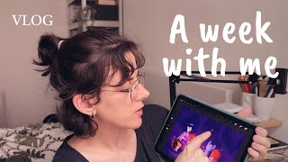 How many projects can I do (or try to do) in a week? ✨ week art vlog