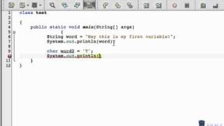04 - JAVA PROGRAMMING TUTORIAL - Creating Variables (Mac, Windows, Linux)