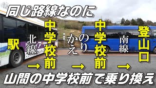 【ちかくの車窓から】千早線の車窓から　【「金剛バス撤退後」の「4市町村コミュニティバス」　富田林駅前～金剛登山口バス停】CHIHAYA-AKASAKA village / Mt.KONGO