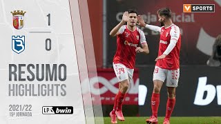 Highlights | Resumo: SC Braga 1-0 Belenenses SAD (Liga 21/22 #15)
