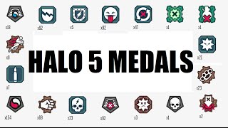 Halo 5 Medals List - How to see your medals