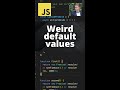Function Arguments as Default Values in JavaScript #shorts