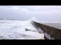 Crazy Sea Foam Invasion in the UK Hartlepool, Headland, England 23-03-2013