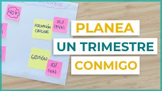 📝 Cómo PLANIFICAR un Trimestre: Organiza objetivos de forma sencilla