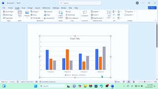 How to draw a chart in MS Word