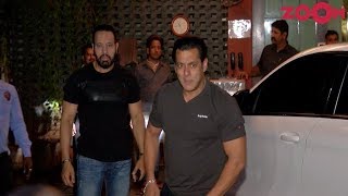 Salman Khan's Grand Entry At Arpita-Aayush's Eid Party