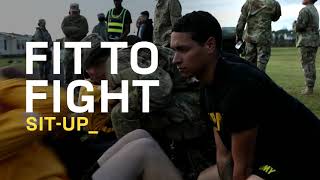 Performing an Army Sit-Up