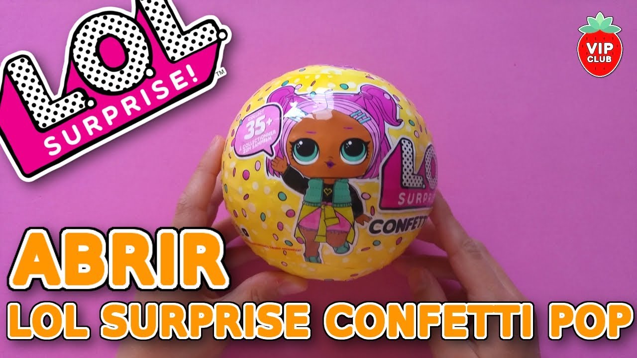 Abriendo Una Bola Lol Surprise Confetti Pop Youtube