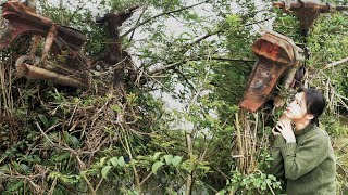 FULL VIDEO | 90 days and 300km to repair and restore motorbikes in the forest, on trees, underwater