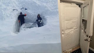 Apocalypse in USA! ⚠️Cars and homes disappear! Terrible snow storm hits New York, Buffalo & Hamburg