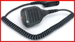 Bon produit -  Motorola PMMN4062A Microphone haut-parleur à distance avec Impres Audio (Noir)