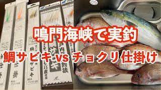 鳴門海峡で鯛サビキ釣り 淡路島 三幸丸 - 2023/02/24 鯛サビキ vs チョクリ仕掛け！　どっちが釣れるのか実釣しました。