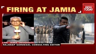 Rajdeep Sardesai Reports From Jamia University On Firing At Anti-CAA Rally