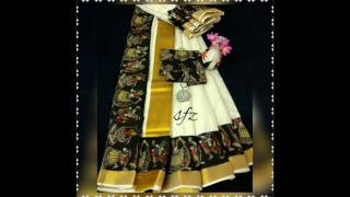 Kalamkari patchwork sarees