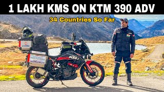 1 lakh kms completed on KTM 390 Adventure | India to Norway \u0026 London on motorcycle | Ep. 48