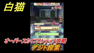 白猫　１０周年イベント　オーバースカイフロンティア攻略　アジト探索　ガチャキャラ　キャトラ（鎖剣）サヤ（輝剣）エレノア（魔）赤髪の解放者（斧）　＃３７　【白猫プロジェクト】