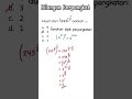 Bilangan Berpangkat Kelas 9 #matematika #shorts