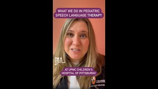 Pediatric Speech Language Therapy