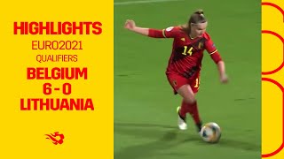 #REDFLAMES | #EURO2021 | Belgium - Lithuania 6-0