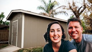 How to HIRE to build a HUGE shed on a Budget!