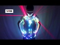 Fashion Red Laser Waistcoat Laserman LED Vest Suits Clothes Stage Costumes For Singer Dancer