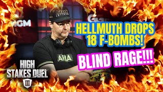 Phil Hellmuth Goes Insane and Drops 18 F-Bombs After Losing a Hand!