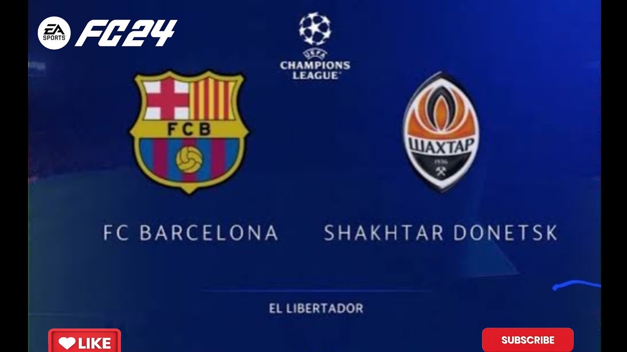 EA SPORTS FC 24 - Barcelona VS Shakhtar Donetsk I UEFA Champions League ...