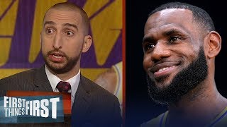Nick and Cris react to LeBron being the favorite to win MVP this season | NBA | FIRST THINGS FIRST